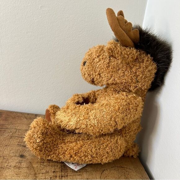 Curly Critters Monty the Moose 11" Stuffed Animal Plush Toy Great Used Condition - Picture 7 of 10